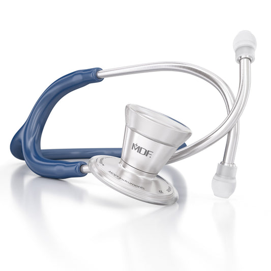 MDF Instruments MDF79704 ProCardial® Stainless Steel Cardiology Stethoscope - Navy Blue