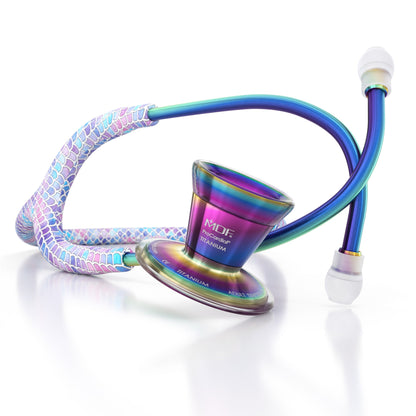 MDF Instruments MDF797TBMKL ProCardial® Titanium Cardiology Stethoscope - Baby Mermaid/Kaleidoscope