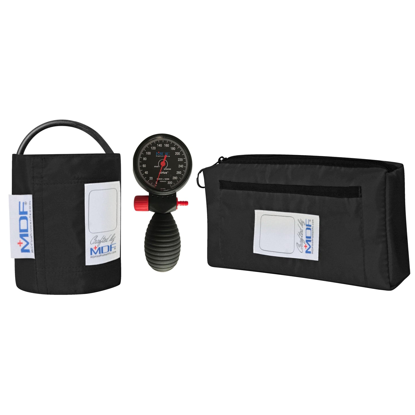 MDF Instruments MDF848AR11 Airius® Palm Aneroid Sphygmomanometer - Black