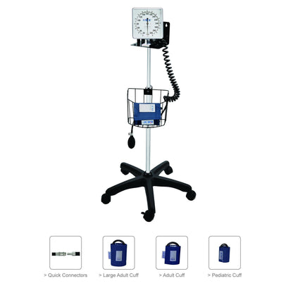 MDF Instruments MDF83004 Mobile Aneroid Sphygmomanometer