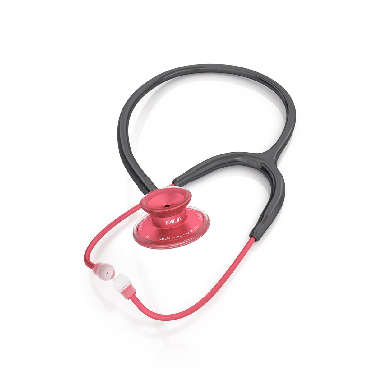 MDF Instruments MDF747XPR11 Acoustica® Stethoscope - Black/Red