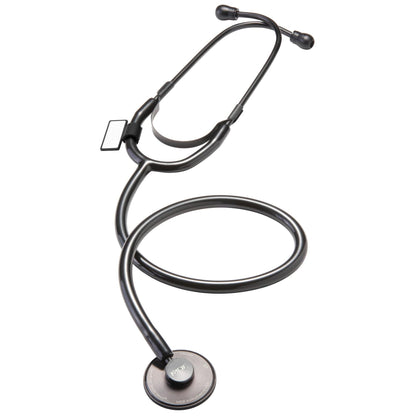 MDF Instruments MDF727BO Basic Single Head Stethoscope - Black/BlackOut