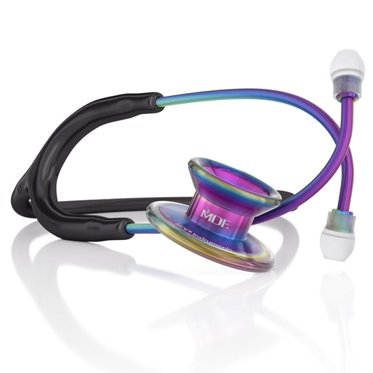 MDF Instruments MDF777TKL11 MD One® Epoch® Titanium Adult Stethoscope - Black/Kaleidoscope