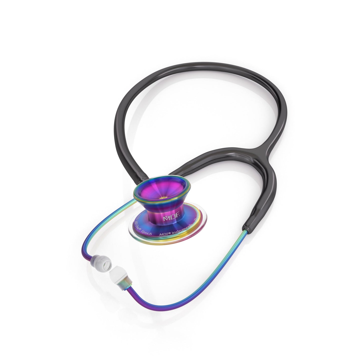 MDF Instruments MDF777TKL11 MD One® Epoch® Titanium Adult Stethoscope - Black/Kaleidoscope