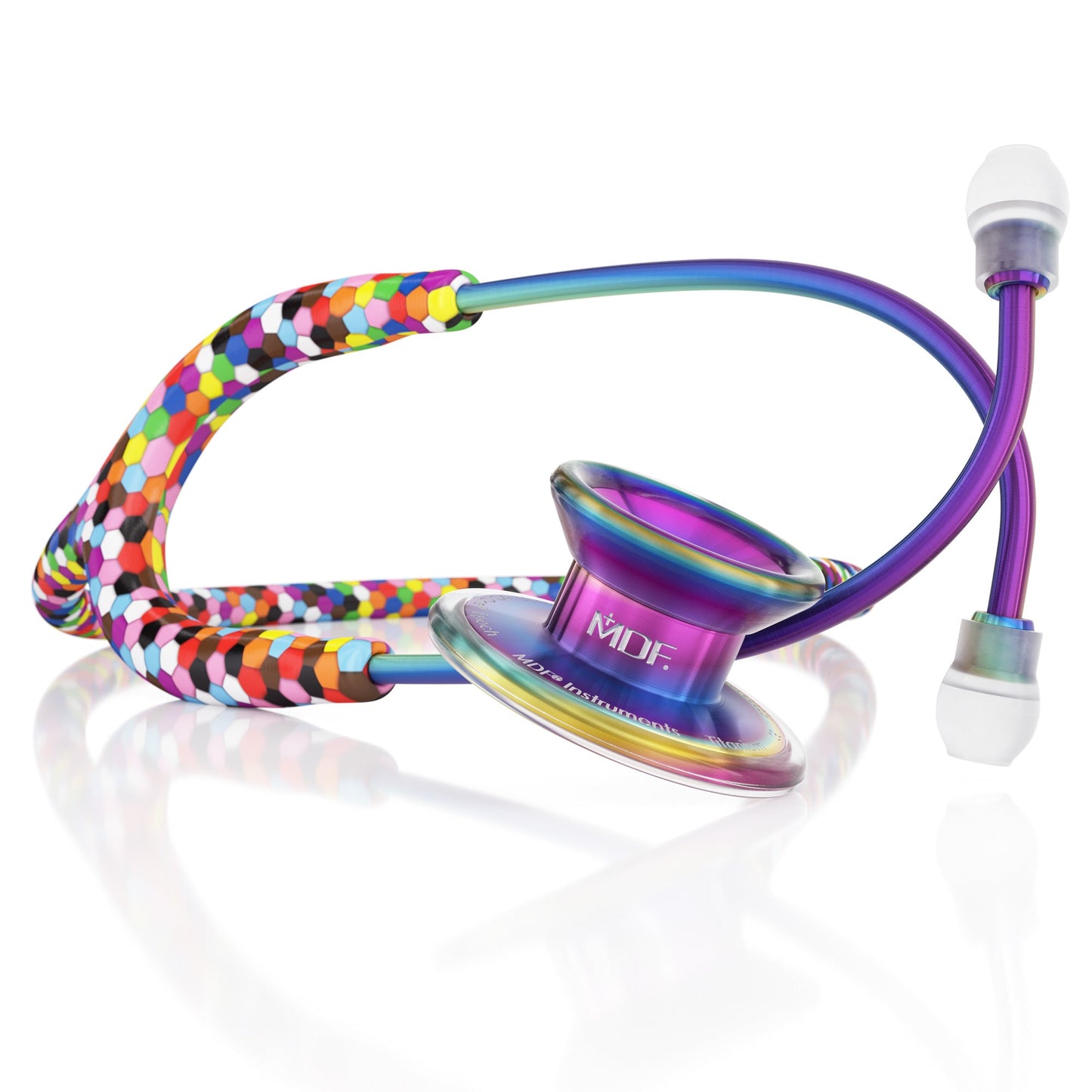 MDF Instruments MDF777TINKL MD One® Epoch® Titanium Adult Stethoscope - Inclusion/Kaleidoscope