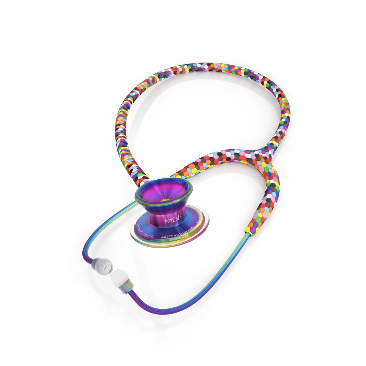 MDF Instruments MDF777TINKL MD One® Epoch® Titanium Adult Stethoscope - Inclusion/Kaleidoscope