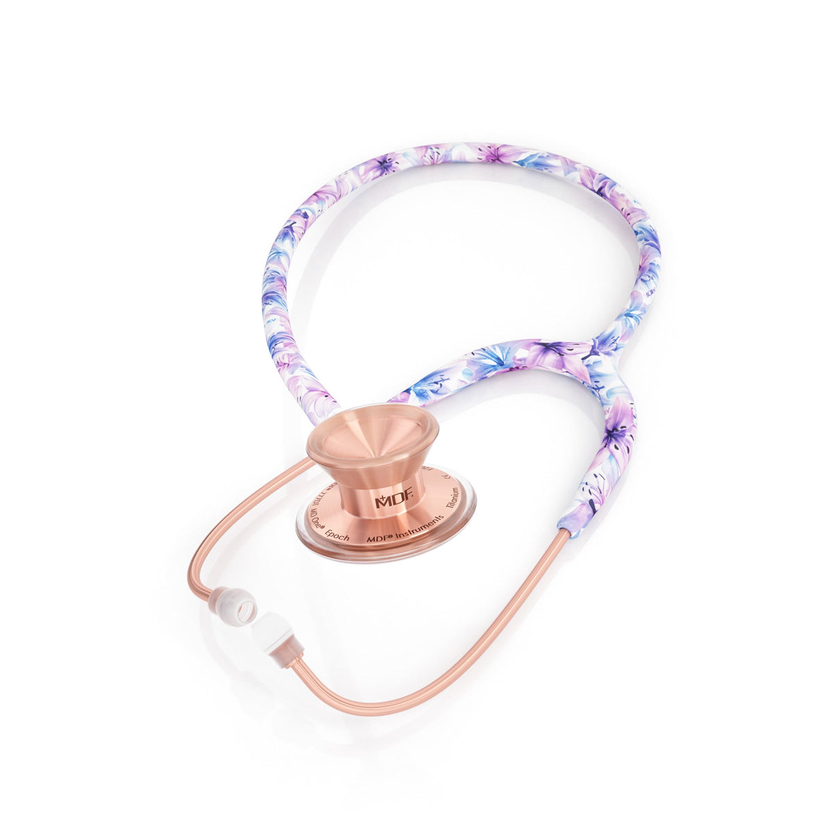MDF Instruments MDF777TMORG MD One® Epoch® Titanium Adult Stethoscope - Monet/Rose Gold