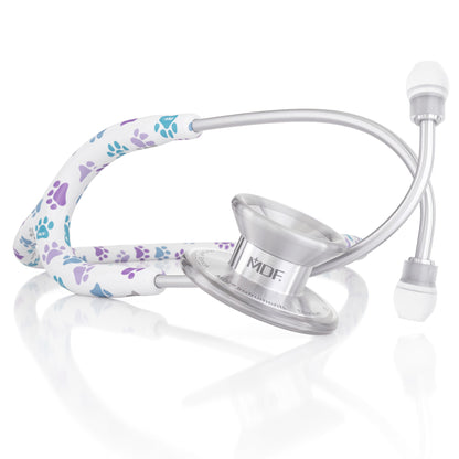 MDF Instruments MDF777TPW MD One® Epoch® Titanium Adult Stethoscope - Paw Print