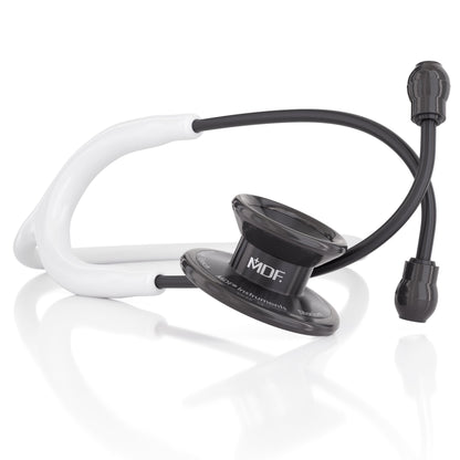MDF Instruments MDF777TBO29 MD One® Epoch® Titanium Adult Stethoscope - White/BlackOut