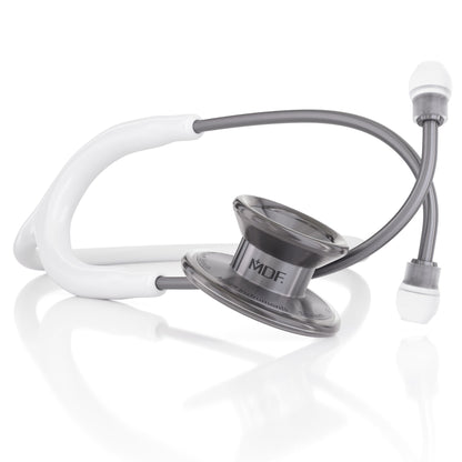 MDF Instruments MDF777TMT29 MD One® Epoch® Titanium Adult Stethoscope - White/Metalika
