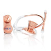 MDF Instruments MDF797DDRG29 ProCardial® Stainless Steel Adult & Pediatric Stethoscope - White/Rose Gold