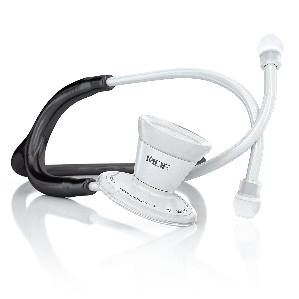 MDF Instruments MDF797WO11 ProCardial® Stainless Steel Cardiology Stethoscope - Black/WhiteOut