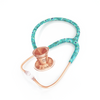 MDF Instruments MDF797TPKRG ProCardial® Titanium Cardiology Stethoscope - Peacock/Rose Gold