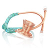 MDF Instruments MDF797TTQRG ProCardial® Titanium Cardiology Stethoscope - Turquoise/Rose Gold
