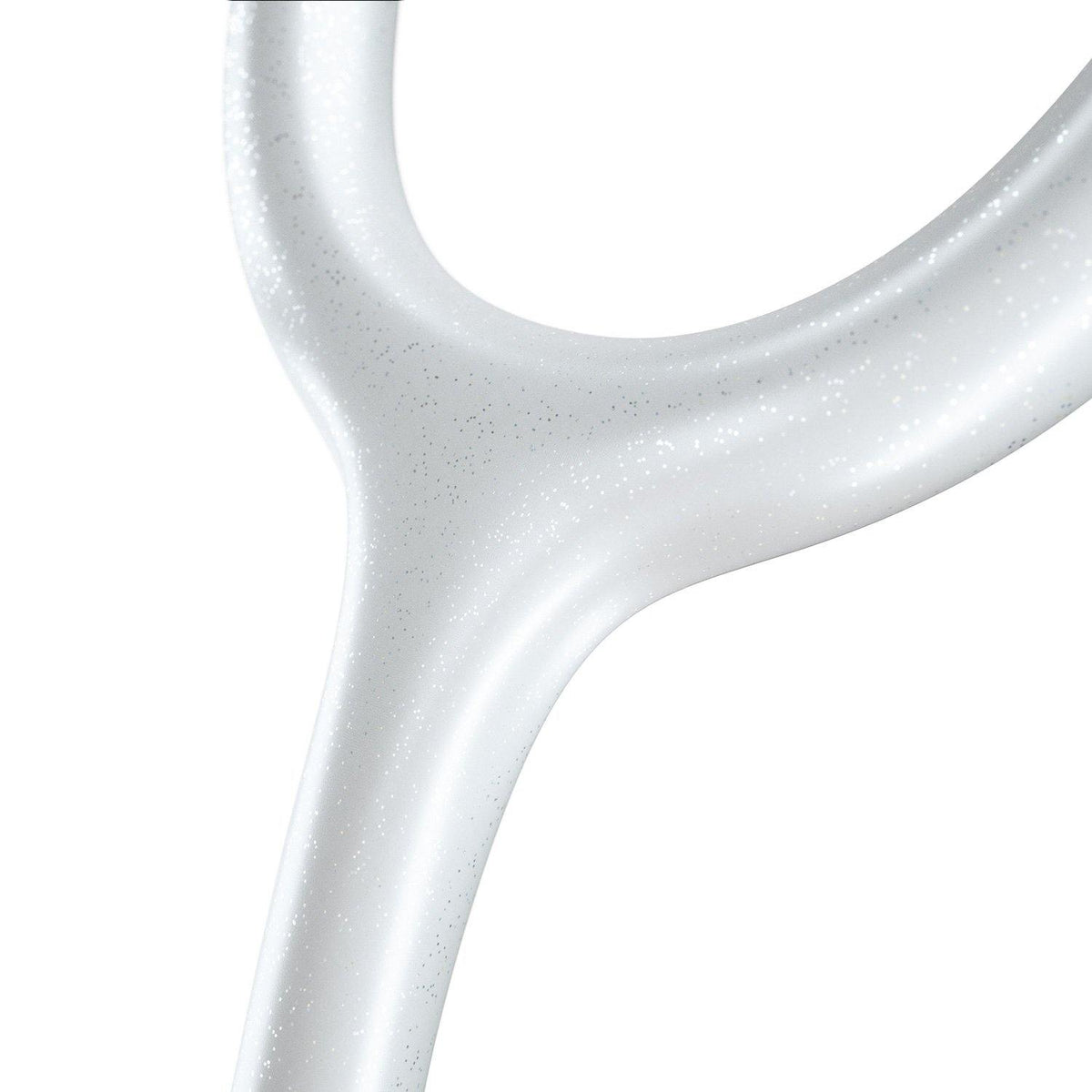 MDF Instruments MDF797TWGLRG ProCardial® Titanium Cardiology Stethoscope - White Glitter/Rose Gold