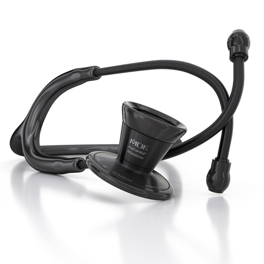 MDF Instruments MDF797TBO ProCardial® Titanium Cardiology Stethoscope - BlackOut