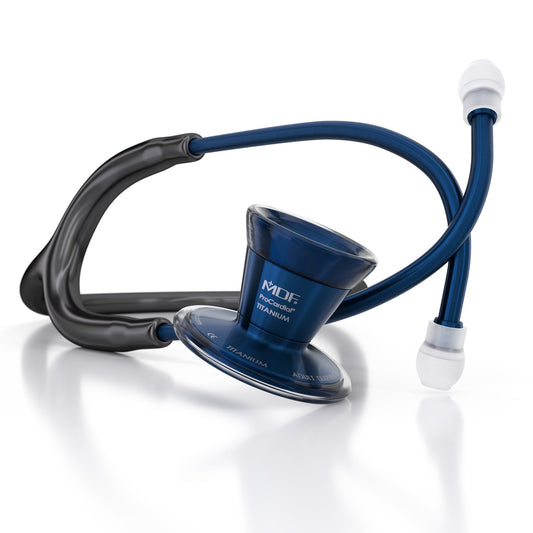 MDF Instruments MDF797TCD11 ProCardial® Titanium Cardiology Stethoscope - Black/Capridium