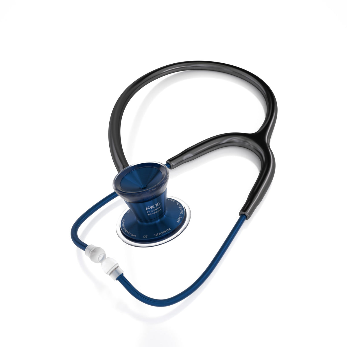 MDF Instruments MDF797TCD11 ProCardial® Titanium Cardiology Stethoscope - Black/Capridium