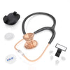 MDF Instruments MDF797TGLRG ProCardial® Titanium Cardiology Stethoscope - Black Glitter/Rose Gold