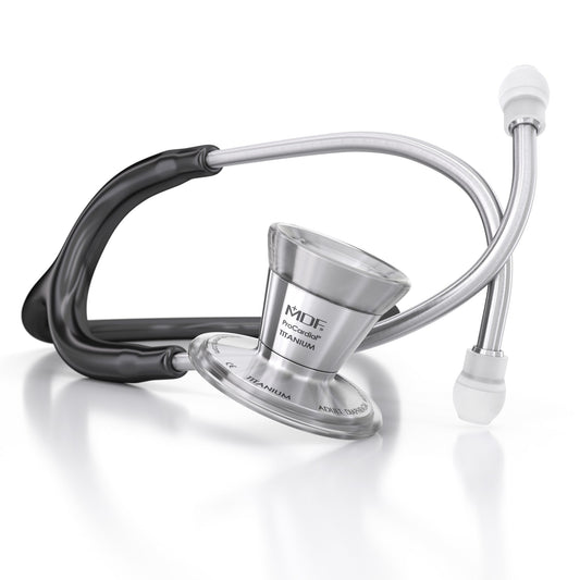 MDF Instruments MDF797T11 ProCardial® Titanium Cardiology Stethoscope - Black