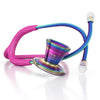 MDF Instruments MDF797TGL32KL ProCardial® Titanium Cardiology Stethoscope - Bright Pink Glitter/Kaleidoscope