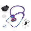 MDF Instruments MDF797TGL08KL ProCardial® Titanium Cardiology Stethoscope - Purple Glitter/Kaleidoscope