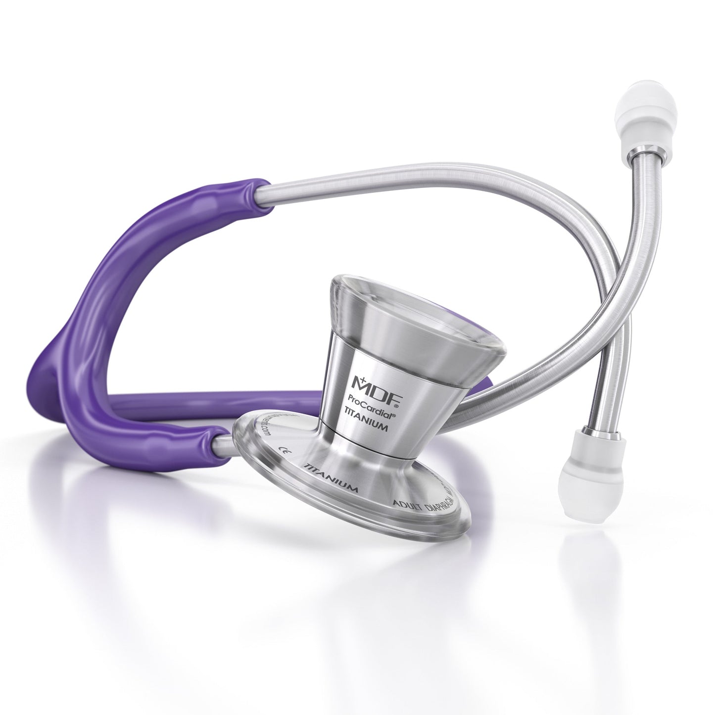 MDF Instruments MDF797T08 ProCardial® Titanium Cardiology Stethoscope - Purple