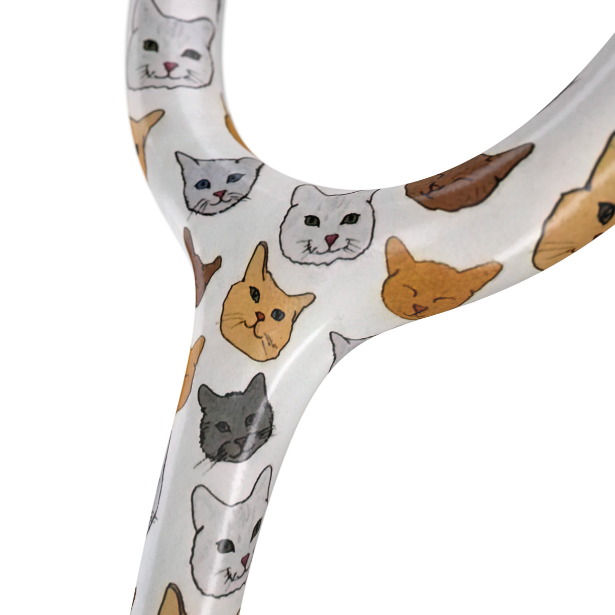MDF Instruments MDF797TPR ProCardial® Titanium Cardiology Stethoscope - Purrfect (Cat Print)