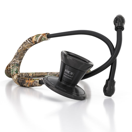 MDF Instruments MDF797TRTEBO ProCardial® Titanium Cardiology Stethoscope - Realtree Edge Camo/BlackOut
