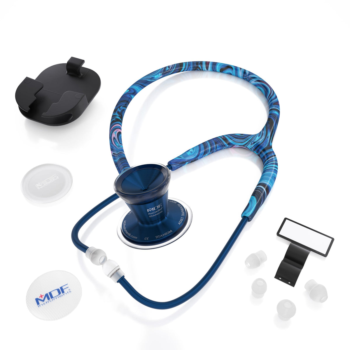 MDF Instruments MDF797TSNCD ProCardial® Titanium Cardiology Stethoscope - Starry Night/Capridium