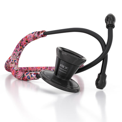 MDF Instruments MDF797TSKBO ProCardial® Titanium Cardiology Stethoscope - Sugar Skull/BlackOut