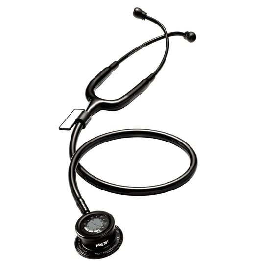 MDF Instruments MDF740BO Pulse Time® Stethoscope - Black/BlackOut