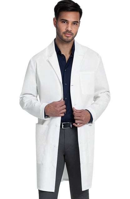 MDF Instruments CK-CK412-WHT-XXS Cherokee Men's Full Length Lab Coat - White, XXS