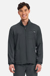 MDF Instruments CK-WW320-BLK-XS Cherokee Workwear Revolution Men's Zip Front Scrub Jacket - Black, XS