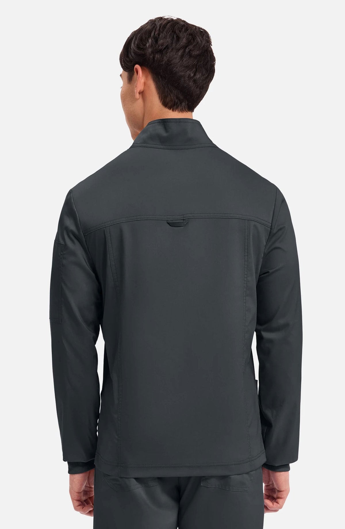 MDF Instruments CK-WW320-BLK-M Cherokee Workwear Revolution Men's Zip Front Scrub Jacket - Black, M