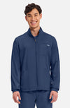 MDF Instruments CK-WW320-NAV-4XL Cherokee Workwear Revolution Men's Zip Front Scrub Jacket - Navy, 4XL