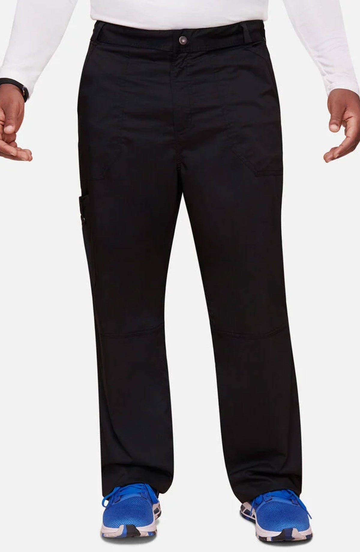MDF Instruments CK-WW140-BLK-4XL Cherokee Workwear Revolution Men's Cargo Scrub Pants - Black, 4XL