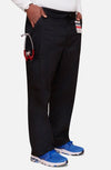 MDF Instruments CK-WW140-BLK-4XL Cherokee Workwear Revolution Men's Cargo Scrub Pants - Black, 4XL