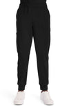 MDF Instruments CK-CK034-BLK-LS Cherokee Achieve Men's Mid-Rise Jogger Pants - Black, LS