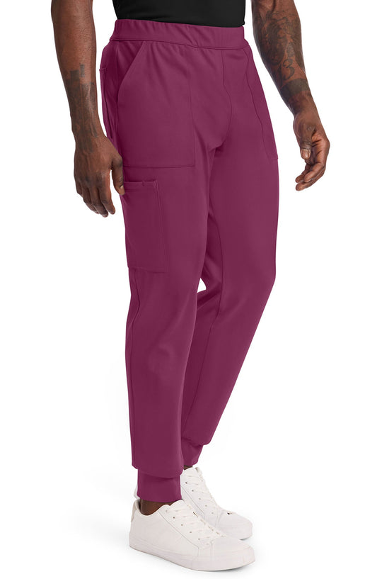 MDF Instruments CK-CK034-WIN-XLS Cherokee Achieve Men's Mid-Rise Jogger Pants - Wine, XLS