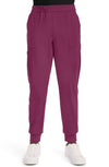 MDF Instruments CK-CK034-WIN-XLS Cherokee Achieve Men's Mid-Rise Jogger Pants - Wine, XLS