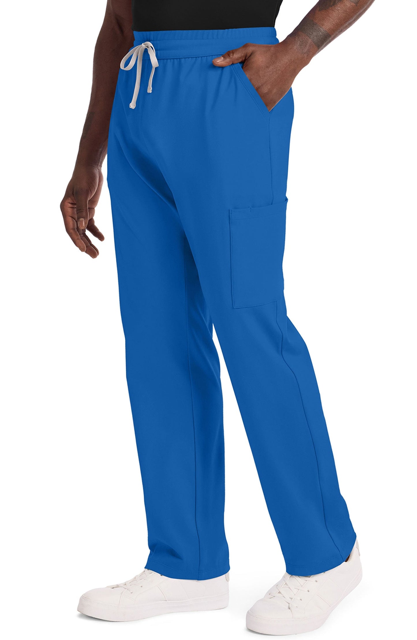 MDF Instruments CK-CK036-ROY-SS Cherokee Achieve Men's Mid-Rise Straight Leg Scrub Pants - Royal Blue, SS
