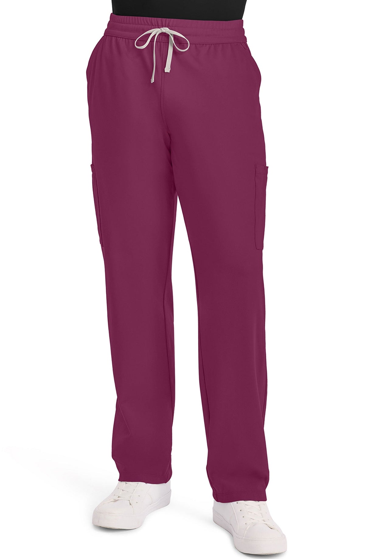 MDF Instruments CK-CK036-WIN-XLT Cherokee Achieve Men's Mid-Rise Straight Leg Scrub Pants - Wine, XLT