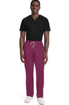 MDF Instruments CK-CK036-WIN-XLT Cherokee Achieve Men's Mid-Rise Straight Leg Scrub Pants - Wine, XLT