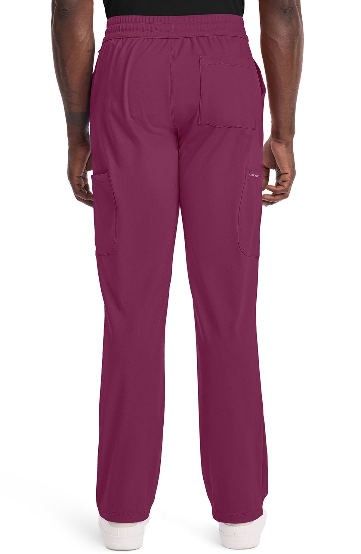 MDF Instruments CK-CK036-WIN-XLT Cherokee Achieve Men's Mid-Rise Straight Leg Scrub Pants - Wine, XLT