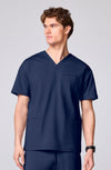 MDF Instruments CK-CK00037-NAV-S Cherokee Achieve Men's 3 Pocket V-Neck Scrub Top - Navy, S