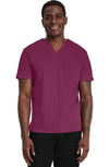 MDF Instruments CK-CK834-WIN-2XL Cherokee Achieve Men's Tuck-In V-Neck Scrub Top - Wine, 2XL