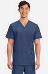 MDF Instruments CK-WW670-NAV-XL Cherokee Workwear Revolution Men's V-Neck Scrub Top - Navy, XL