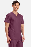 MDF Instruments CK-WW670-WIN-XS Cherokee Workwear Revolution Men's V-Neck Scrub Top - Wine, XS