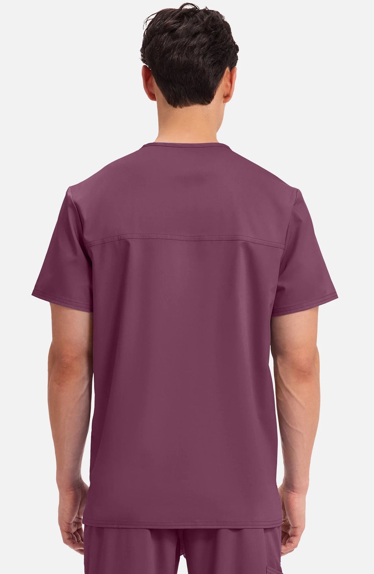 MDF Instruments CK-WW670-WIN-XS Cherokee Workwear Revolution Men's V-Neck Scrub Top - Wine, XS